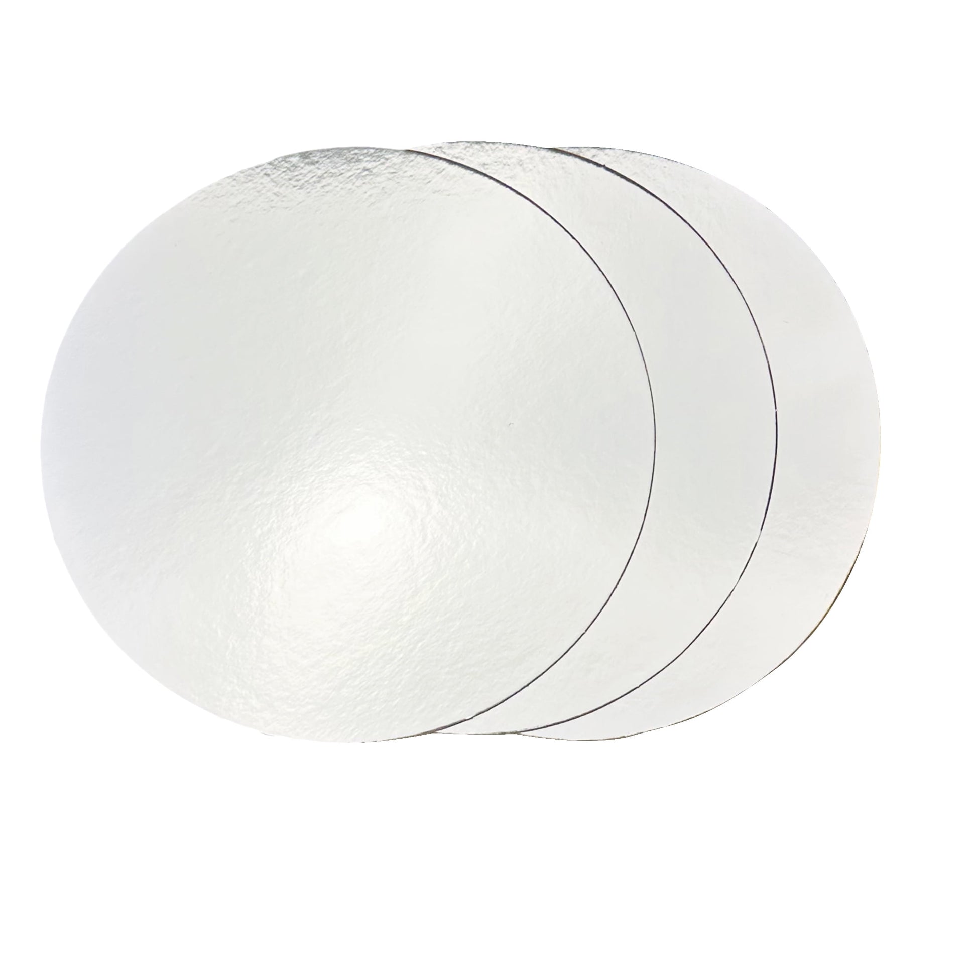 Silver round Cake Board, 12 Inch Diameter, 3 Counts,